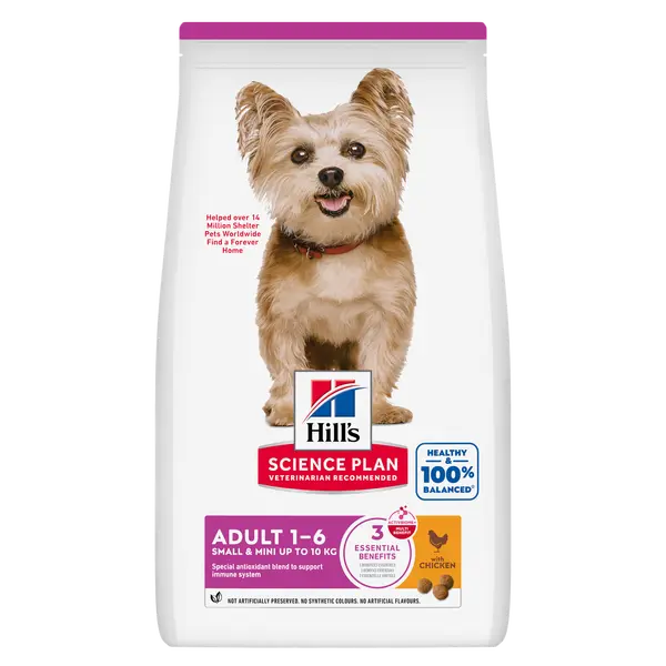 Hill's science plan canine adult small&mini 6kg kip Hondenvoer - afbeelding 1