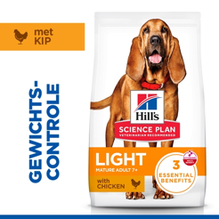 Hill's science plan canine light mature adult 7+ kip 14 kg Hondenvoer - afbeelding 2