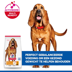 Hill's science plan canine light mature adult 7+ kip 14 kg Hondenvoer - afbeelding 3