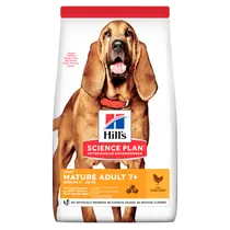 Hill's science plan canine mature adult 7+ light kip 14 kg Hondenvoer