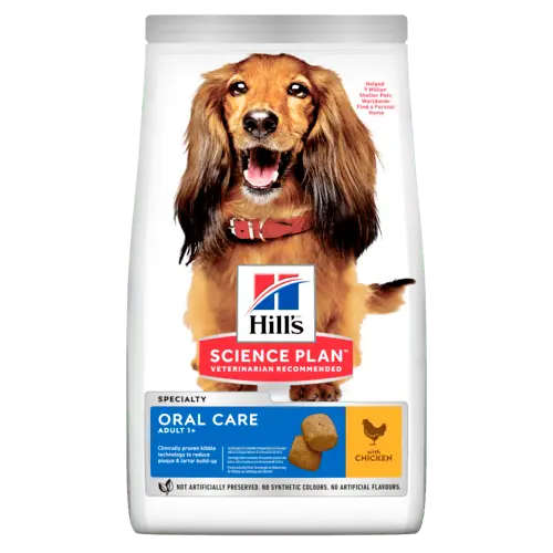 Hill's science plan dog adult oral care kip 12 kg Hondenvoer - afbeelding 1