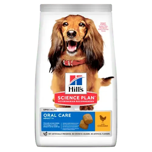 Hill's science plan dog adult oral care kip 12 kg Hondenvoer - afbeelding 1