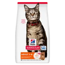 Hill's science plan feline adult lam 10 kg Kattenvoer
