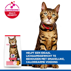 Hill's science plan feline adult light 1-6 jaar kip 1,5 kg Kattenvoer - afbeelding 3