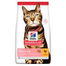 Hill's science plan feline adult light 1-6 jaar kip 10 kg Kattenvoer