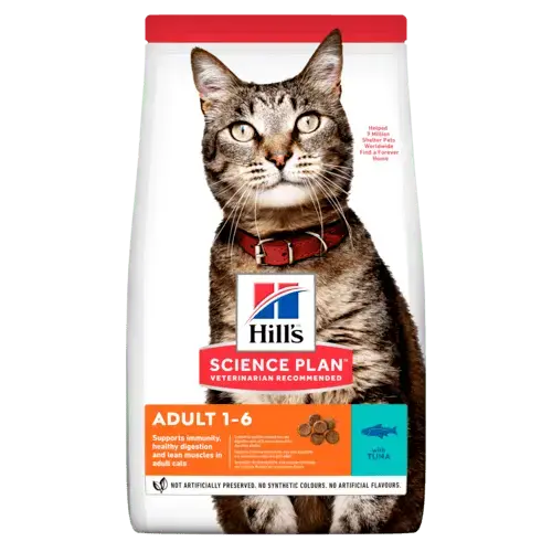 Hill's science plan feline adult tonijn 1.5 kg Kattenvoer