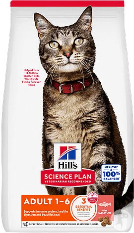 Hill's science plan feline adult zalm 10kg kattenvoer - afbeelding 1