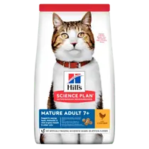 Hill's science plan feline mature adult 7+ kip 1.5 kg Kattenvoer