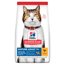 Hill's science plan feline mature adult 7+ kip 3 kg Kattenvoer