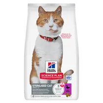 Hill's science plan feline sterilised cat adult with duck 3 kg Kattenvoer