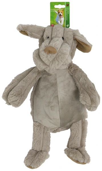 Hond corduroy hondenspeelgoed met piep 40cm