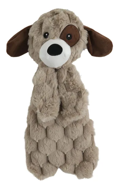 Hond soft crinkle met piep bruin 40cm - afbeelding 1