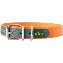 Hunter convenience halsband Comfort neonoranje 65 cm / 25 mm zacht - afbeelding 1