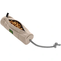 Hunter trainer snack dummy&touw taupe 20cm - afbeelding 2