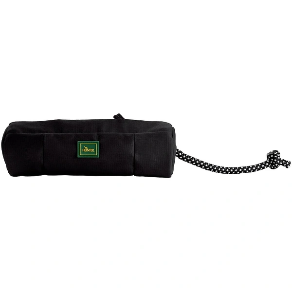 Hunter trainer snack dummy&touw zwart 20cm - afbeelding 1