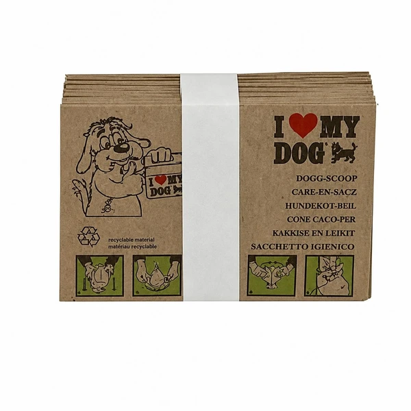 I love my dog poepzakjes 10 stuks - afbeelding 1