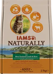 Iams naturally cat adult new sealand lamb&rice 2,7 kg Kattenvoer