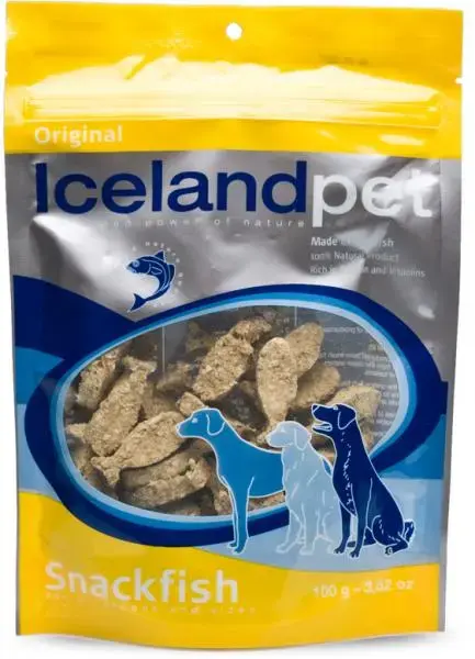 Icelandpet dog original snack fish 100 gram