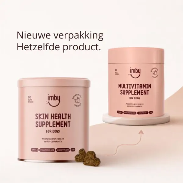 Imby skin health supplement for dogs 90 soft chews - afbeelding 1