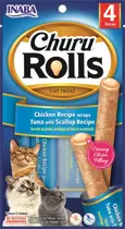 INABA CIAO churu rolls kip wraps met tonijn en sint- jakobsschelp vulling
