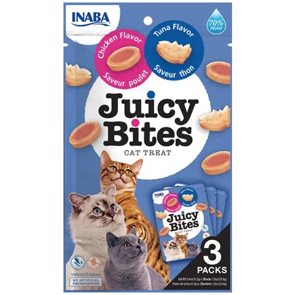 INABA CIAO juicy bites tonijn & kip cat treat