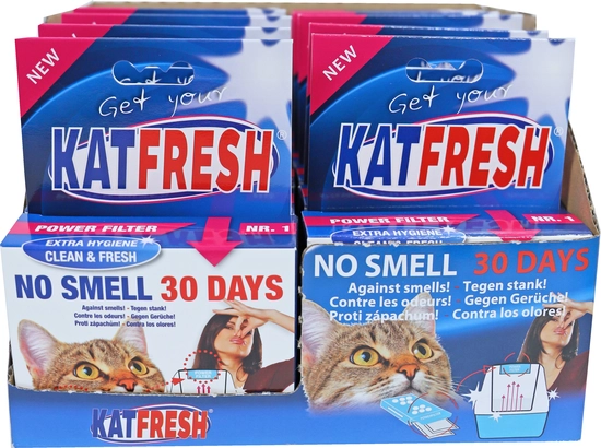 Katfresh geurfilter + houder - afbeelding 1