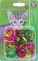 Kattenspeelgoed crinkelbal 4 stuks