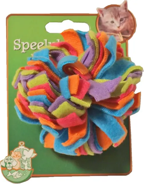 Kattenspeelgoed fleece multicolor