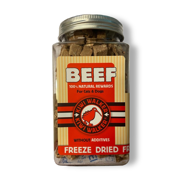 Kiwi walker freeze-dried snack beef dogs&cats 45gr.