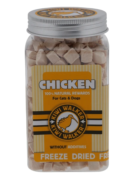 Kiwi walker freeze-dried snack chicken dogs&cats 80gr. - afbeelding 1