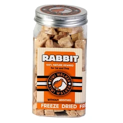 Kiwi walker freeze-dried snack rabbit dogs&cats 75gr.