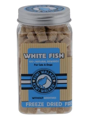 Kiwi walker freeze-dried snack white fish dogs&cats 70gr.