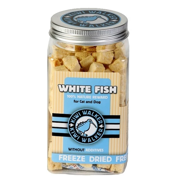 Kiwi walker freeze-dried snack white fish dogs&cats 70gr.