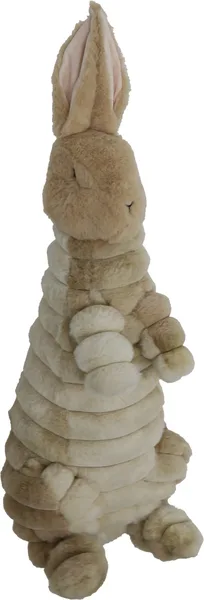 Ko konijn corduroy hondenspeelgoed met piep 65cm