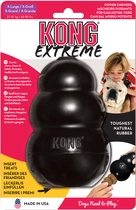 Kong extreme rubber zwart x-large hondenspeelgoed - afbeelding 1
