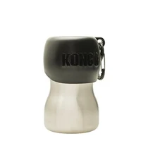 Kong H2O stainless steel water bottle 0.28 liter zwart