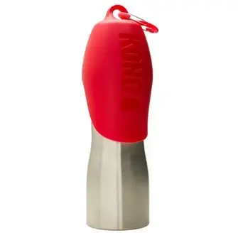 Kong H2O stainless steel water bottle 0.75 liter rood