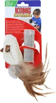 Kong Kattenspeelgoed feather mouse - afbeelding 1