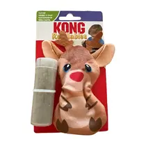 Kong Kattenspeelgoed holiday refillables reindier catnip - afbeelding 1