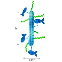 Kong Kattenspeelgoed kickeroo stickaroo visjes catnip - afbeelding 3