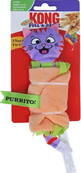 Kong Kattenspeelgoed pull a partz purrito - afbeelding 1