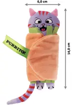 Kong Kattenspeelgoed pull a partz purrito - afbeelding 4