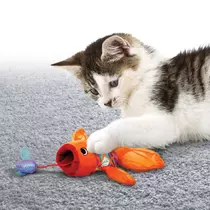 Kong Kattenspeelgoed Gulpz vis oranje - afbeelding 2