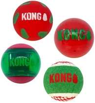 Kong kerst holiday occasions balls 4 pack medium - afbeelding 2