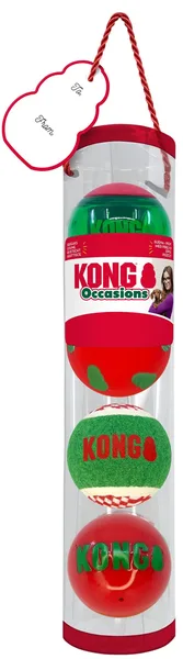 Kong kerst holiday occasions balls 4 pack medium - afbeelding 1