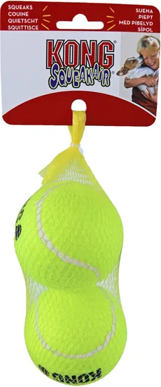 Kong net a 2 tennisbal + piep large Hondenspeelgoed - afbeelding 1