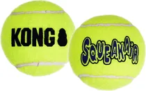 Kong net a 3 tennisbal + piep medium Hondenspeelgoed - afbeelding 2