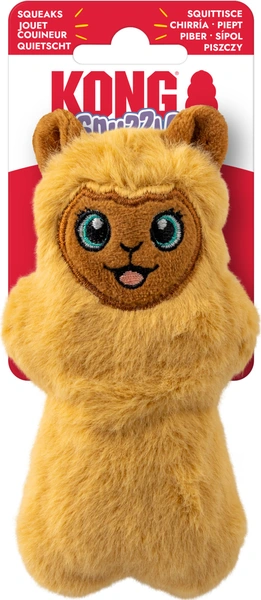 Kong Snuzzles mini lama XS hondenspeelgoed - afbeelding 1