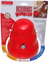 Kong wobbler rood large hondenspeelgoed