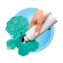 Kong zoomgroom bubbles hond large turquoise - afbeelding 4